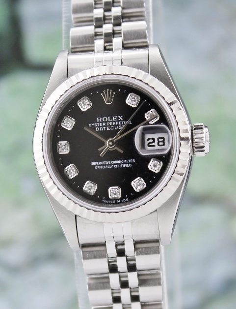 (image for) A ROLEX LADY SIZE OYSTER PERPETUAL DATEJUST / 69174